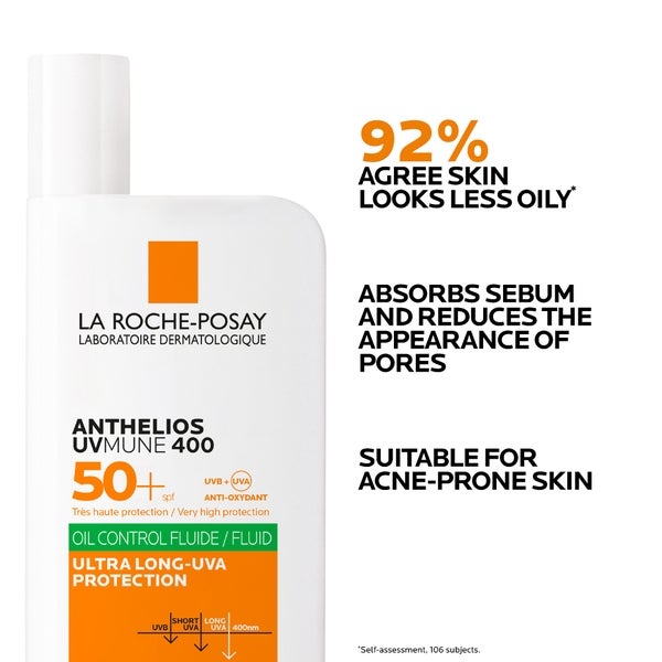 La Roche-Posay La Roche-Posay Anthelios Oil Control Fluid SPF50+ for Oily Blemish-Prone Skin 50ml Offerte esclusive