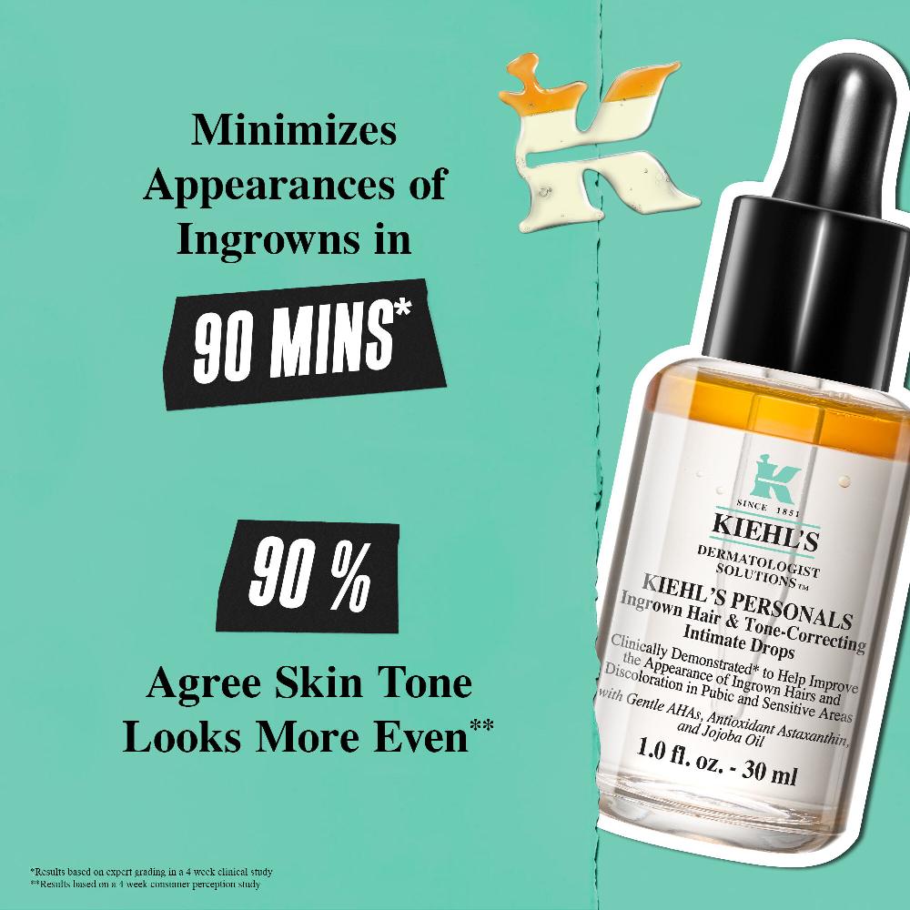 Kiehls Ingrown Hair & Tone-Correcting Intimate Drops Spedizione Gratuita