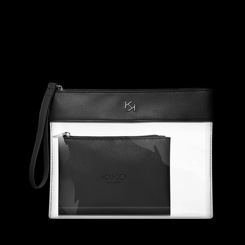 Kikocosmetics transparent beauty case Fornitura limitata