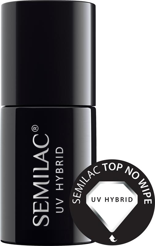 Semilac Semilac UV Hybrid Top No Wipe Real Color gel smalto coprente Consegna Veloce