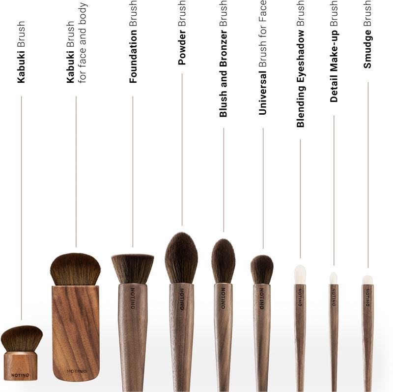 Notino Notino Wooden Collection Smudge brush pennello per le sfumature di ombretto Online