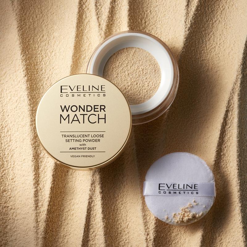 Eveline Cosmetics Eveline Cosmetics Wonder Match polvere fissante trasparente Presa