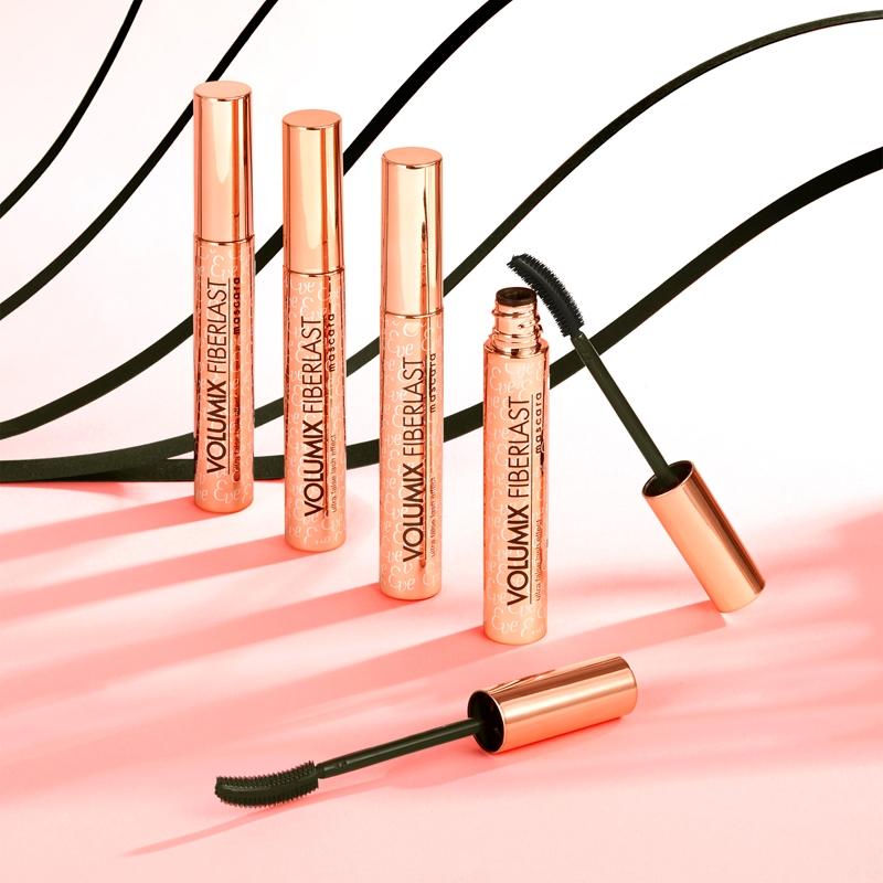 Eveline Cosmetics Eveline Cosmetics Volumix Fiberlast Rose mascara effetto ciglia finte Saldi