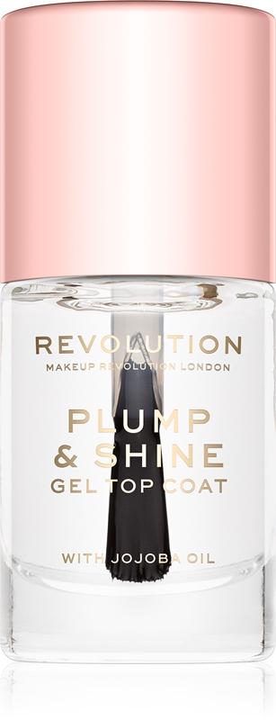 Makeup Revolution Makeup Revolution Plump & Shine smalto per unghie effetto gel trasparente Vendite Flash