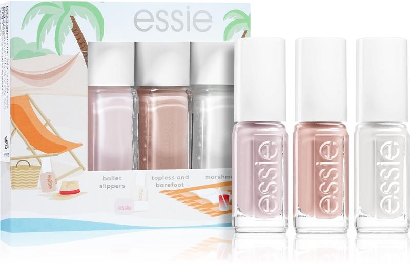 essie essie mini triopack summer set di smalti per unghie colore ballet slippers topless and barefoot marshmallow ACQUISTA ORA