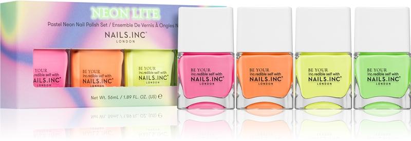 Nails Inc. Nails Inc. Neon Lite Nail Polish Set set di smalti per unghie Pezzi Unici