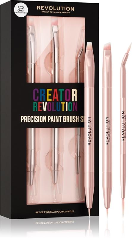 Makeup Revolution Makeup Revolution Creator set di pennelli per gli occhi Nuova