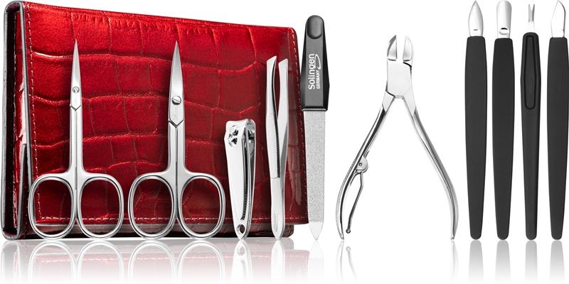 DuKaS DuKaS Premium Line Solingen 252 Set per manicure + astuccio Burgundy