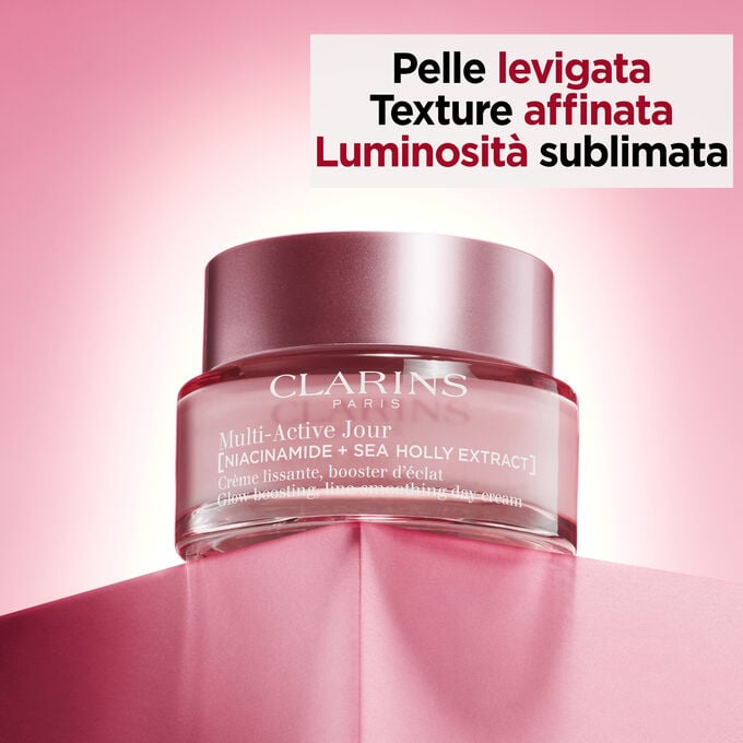 Clarins Multi-Active Crema Giorno per Tutti i Tipi di Pelle Presa