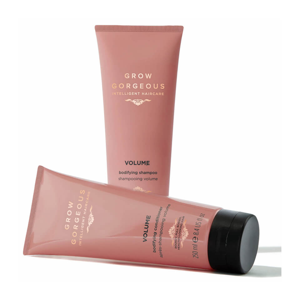 Growgorgeous Shampoo e Balsamo Volume Duo Consegna Veloce