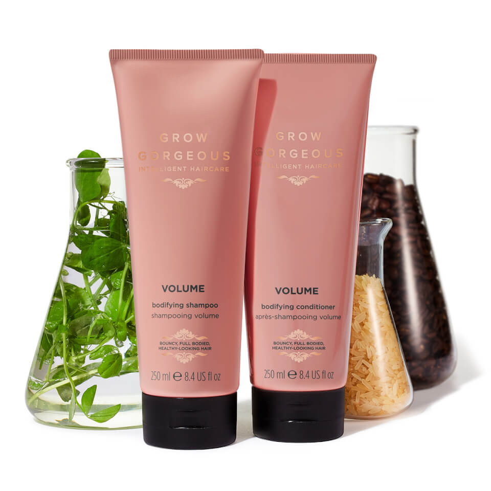 Growgorgeous Shampoo e Balsamo Volume Duo Consegna Veloce