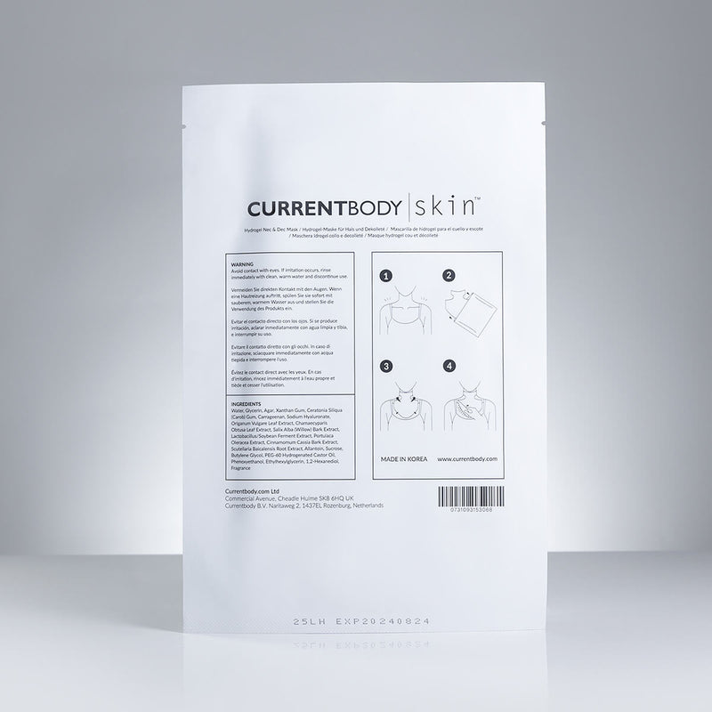 GWP GRATIS Maschera Collo e Décolleté Idrogel CurrentBody Skin Economico