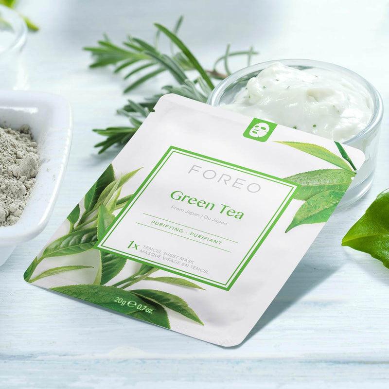 FOREO Green Tea Purifying Sheet Face Mask Acquista Ora