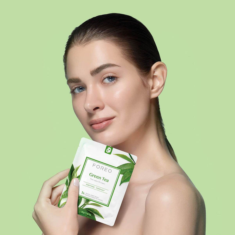 FOREO Green Tea Purifying Sheet Face Mask Acquista Ora