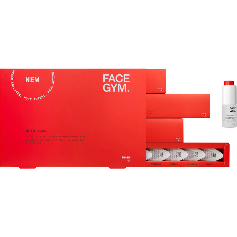 FaceGym Active Blast Booster di collagene vegano a rilascio istantaneo (7/28 giorni) Qualità