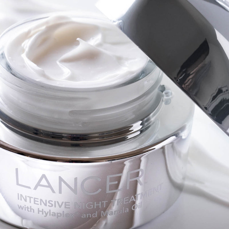 Lancer Skincare Trattamento Notte Intensivo con Hylaplex e Olio di Marula (50ml) Nuovo