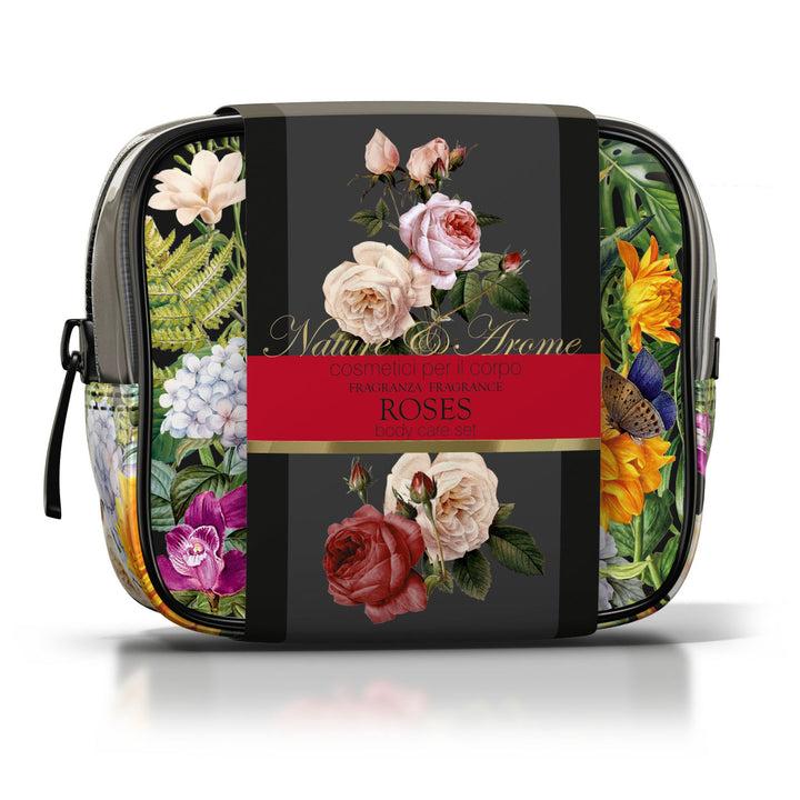 Rudy Profumi Pochette con Bagno & Doccia Schiuma Crema Corpo Acqua Profumata 100 mLNature&AromeLinea Roses Soddisfazione Garantita