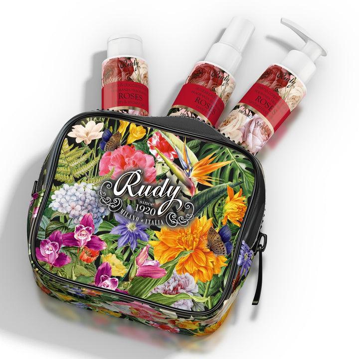 Rudy Profumi Pochette con Bagno & Doccia Schiuma Crema Corpo Acqua Profumata 100 mLNature&AromeLinea Roses Soddisfazione Garantita