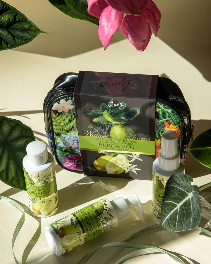 Rudy Profumi Pochette con Bagno & Doccia Schiuma Crema Corpo Acqua Profumata 100 mLNature&AromeLinea Bergamot Negozi Online
