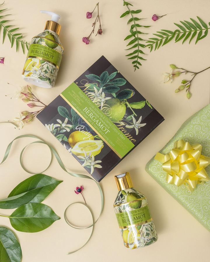 Rudy Profumi Scatola regalo con Crema Corpo & Mani + Bagno & Doccia Schiuma 250 mLNature&AromeLinea Bergamot Moda