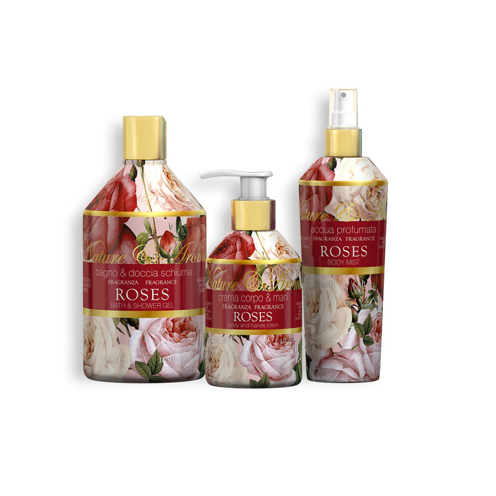Rudy Profumi Bundle Eleganza alla RosaNature & AromeLinea Roses Nuovo