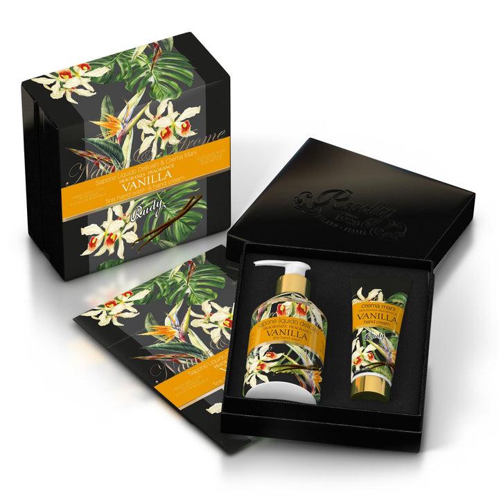 Rudy Profumi Scatola regalo con Sapone Liquido 250 mL + Crema Mani 100 mLNature&AromeLinea Vanilla Fino Al -60%
