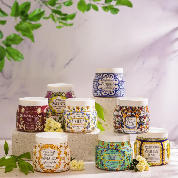 Rudy Profumi Crema Corpo idratante da 450 mLrosa damascenaLinea Positano Negozio